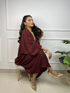Maroon Qaftan