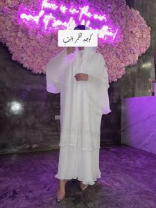 ⁦White chiffon⁩ - الصورة ⁦3⁩