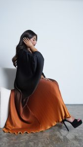 Black & Orange Ombr'e