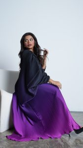 Black & Purple Ombr'e