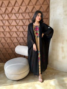 ⁦Chiffon Abaya⁩ - الصورة ⁦2⁩