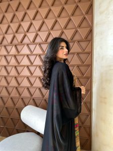 ⁦Chiffon Abaya⁩ - الصورة ⁦3⁩