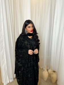 ⁦Chiffon Abaya - 1⁩ - الصورة ⁦4⁩