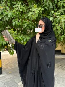 Black Chiffon & Swarovski