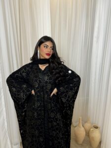 ⁦Chiffon Abaya - 1⁩ - الصورة ⁦3⁩