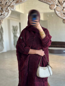 ⁦Maroon Organza⁩ - الصورة ⁦3⁩