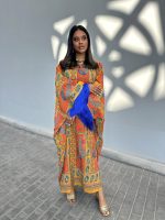 ⁦Indian Silk - Orange⁩ - الصورة ⁦6⁩