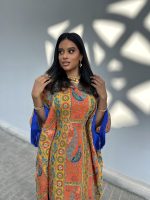 Indian silk - Orange